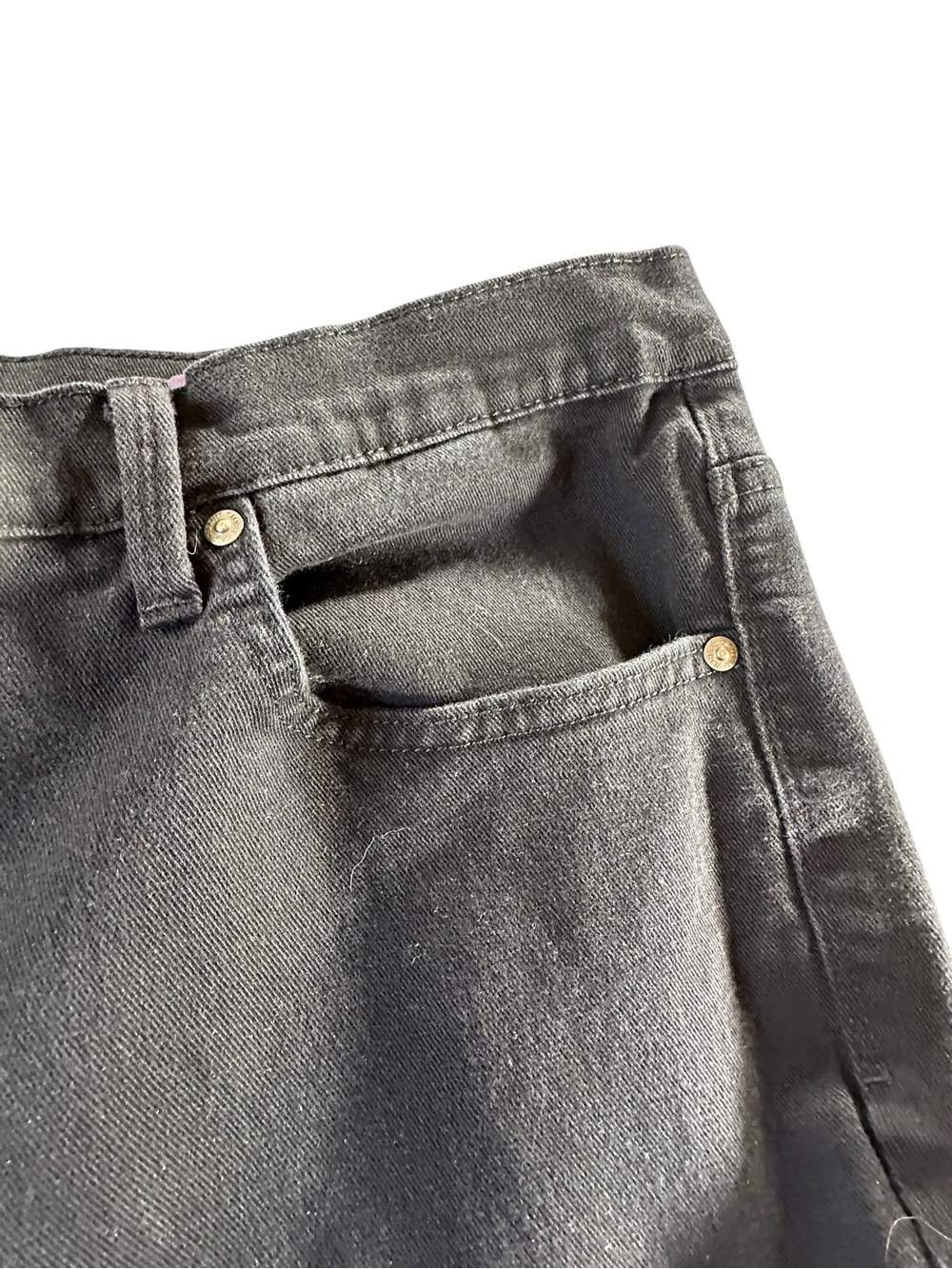 Gloria Vanderbilt Black High-Rise Straight Jeans 22W - Picture 6 of 14
